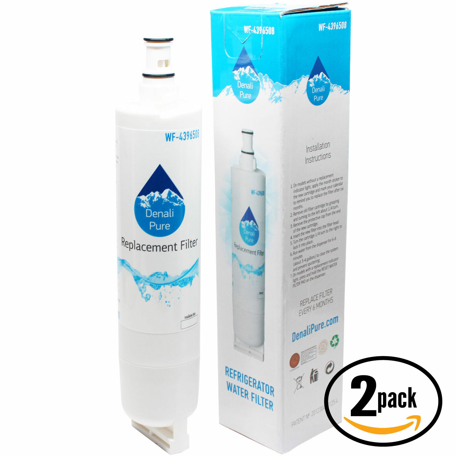 2X Refrigerator Spasm price Water Filter Sears 10656646500 for Over item handling Kenmore