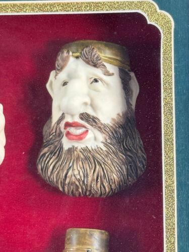 vtg UNUSUAL Bisque Sculptures Thatcher Churchill Fidel Castro Arafat Clinton - Picture 8 of 14
