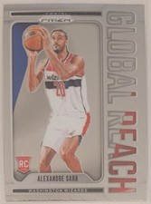 2024-25 Panini Prizm Alexandre Sarr Global Reach Rookie RC #10 Washington Wizard