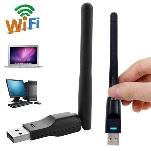 High-Speed Wifi Wireless USB Adaptor Antenna Dongle For PC Smart TV Box Opennox*