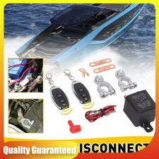 12V Wireless Dual Remote Car Battery Disconnect Relay Master Kill Cut-off Switch