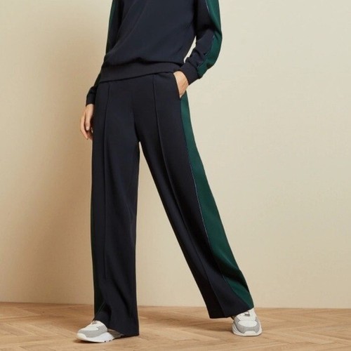 TED BAKER Clarpa Wide Leg Trousers Navy 