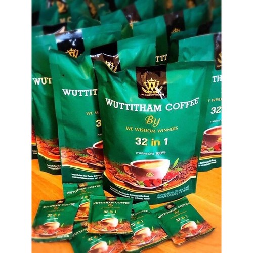 Wuttitham Coffee 32 in 1 Herbs Healthy Instant Mixed Weight Management 3 Pack. - Picture 4 of 6