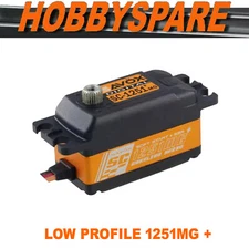 SAVOX LOW PROFILE HIGH SPEED DIGITAL SERVO METAL GEAR 1/10 RC AILERON STEERING