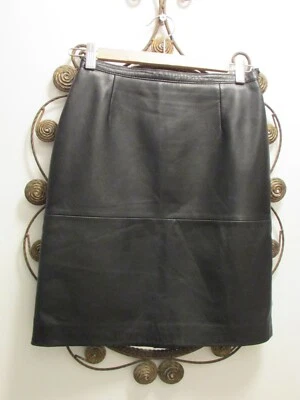 jupe vintage cuir kenzo taille 36 - Photo 1/4