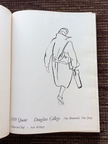 RARE VINTAGE 1959 Douglass College "Quair" Yearbook: New Brunswick, New Jersey - Picture 2 of 12