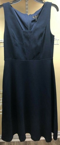 Donna Karan NY Women's Sleeveless Midi Party Cocktail Dress Midnight Size 6 NWT