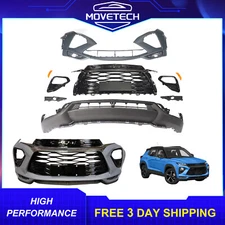 For 2021-2023 Chevy Trailblazer RS Complete Front Bumper Cover Kit W/o Fog Light