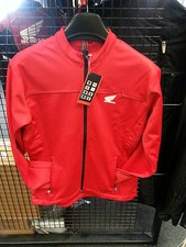 GENUINE HONDA FULL ZIP JACKET IN RED WARM LIGHTWEIGHT CBR CRF VFR NT NC MOTOGP 
