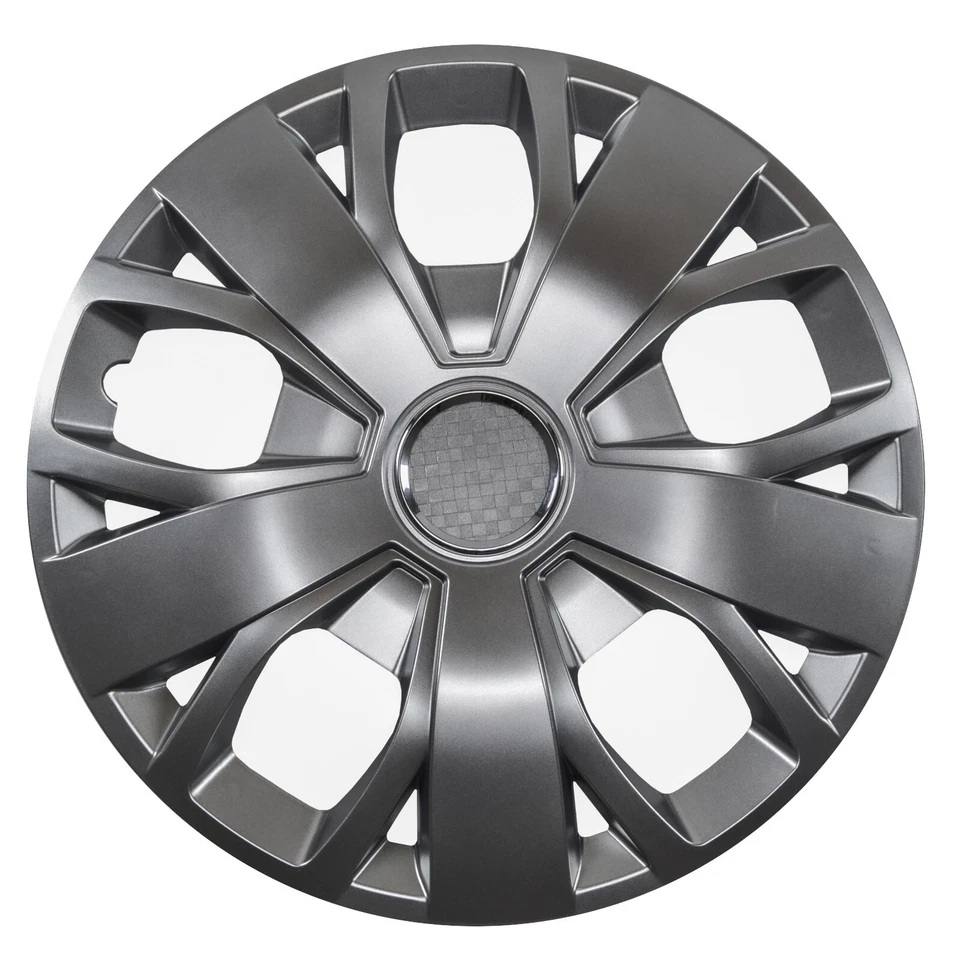 4X Copricerchi 16" Argento Per Fiat Ducato Dal 2014 Remplacement D'Origine - Immagine 4 di 4