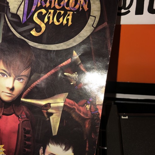 SEGA SATURN PANZER DRAGOON SAGA ALL 4 DISC COMPLETE CASE DISC & MANUAL -TESTED - Picture 4 of 18