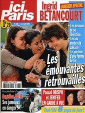 Magazine ICI PARIS n°3288, Mylène FARMER, Ingrid BETANCOURT, DUTRONC, HARDY