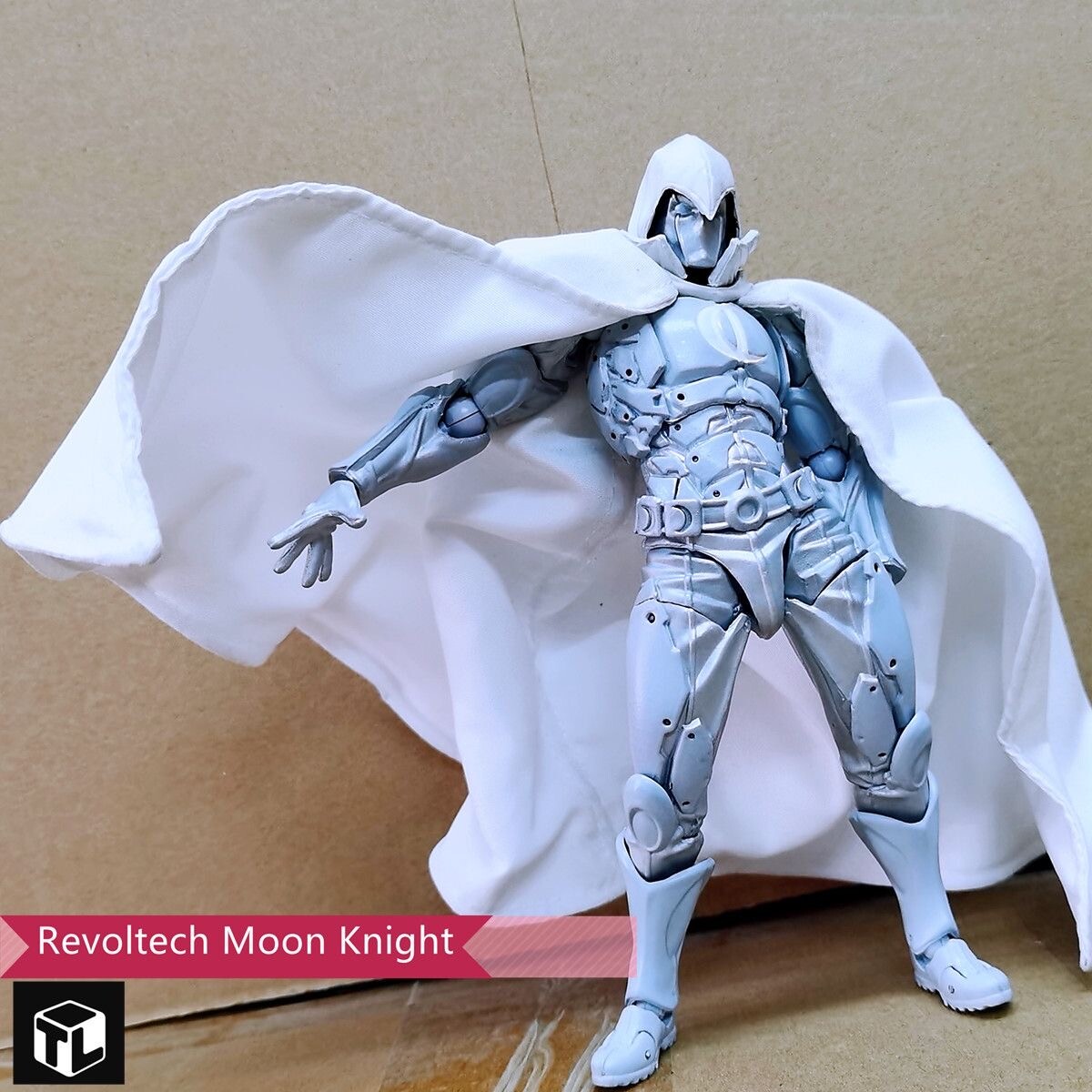 TL Toys Kaiyodo Revoltech Amazing Yamaguchi Moon Knight 6in