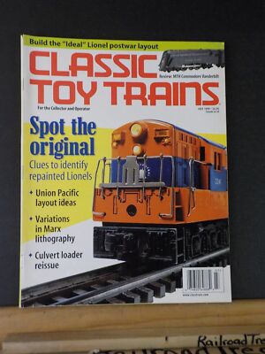 Classic Toy Trains 1999 Juli neu bemalt Lionel Train Masters How to Spot UP Layou