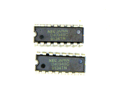 UPD4160BC  ''Original'' NEC 16P DIP CMOS IC  2  pcs