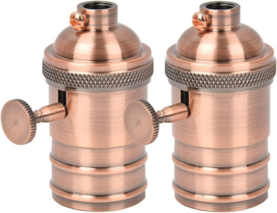 4er Set E27 Glühbirnen Adapter 72x34mm Messing Deckenfassung Bulbhead Li