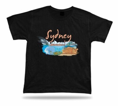 Sydney Hafen Brücke Opera House Manly See Nass N Wild Taronga Zoo T-Shirt