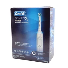 ✨Oral-B GENIUS X Limited Rechargeable Electric Toothbrush, White NO BRUSH HEAD✨
