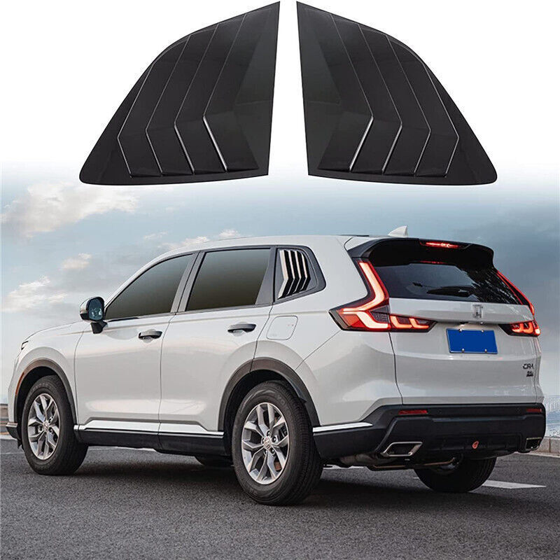 Glossy Black Rear Window Louver Cover for 2023-2024 Honda CR-V CRV