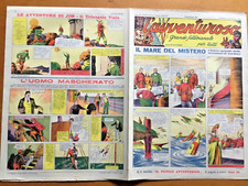 L'AVVENTUROSO grande settimanale d’avventure 106 originale NERBINI (1936)