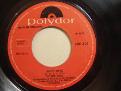 Bee Gees   Lonely Days 1970 7  Polydor 2001-104