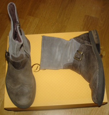 Jarrett Designer Leder Stiefeletten Gr 31 Budapester Stil, Übergang, Winter 120 