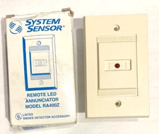 System Sensor Model RA400Z Remote LED (Red) Annunciator Fire Alarm