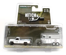 1:64 GreenLight *HITCH & TOW 31* LAPD 1987 Chevrolet C20 w/Horse Trailer NIP!