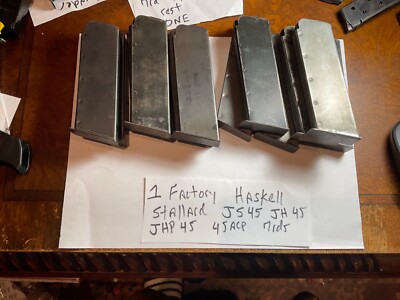 1 Factory original Haskell Stallard JS45 JH45 JHP45  .45 ACP 7 Round Magazine