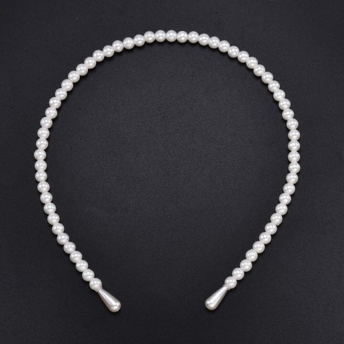 US Women Elegant Big Pearl Headband Girls Crystal Hairband Hair Hoop Accessories - Picture 11 of 12