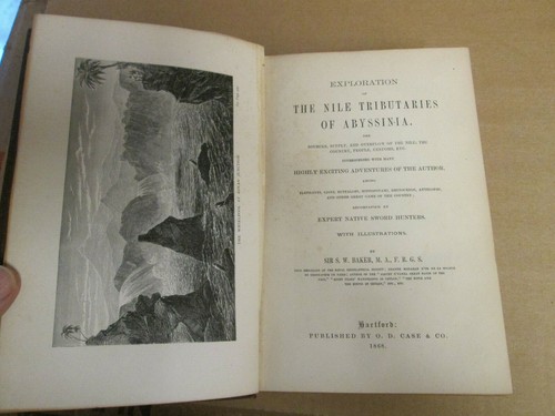 S W Baker EXPLORATION OF THE NILE TRIBUTARIES OF ABYSSINIA First Edition 1868 - Picture 4 of 4
