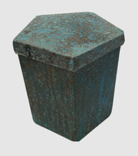 One-of-a-kind, Handmade Copper Urn for human ashes