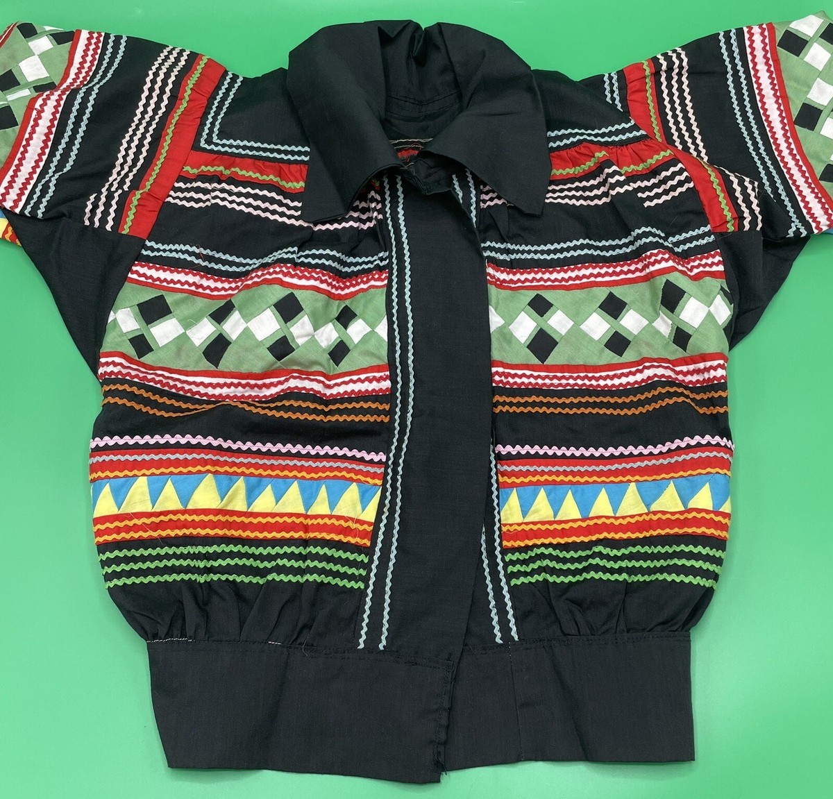 Vintage Handmade Miccosukee Native American Indian Patchwork Vintage Handmade Miccosukee Native American Indian Patchwork