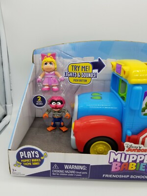 Muppet Babies School Bus マペットベイビーズ　フィギュア Disney Junior Muppet Babies Friendship School Bus with