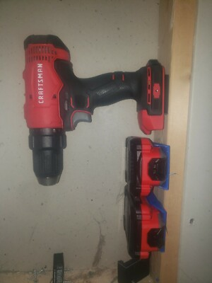 #ad 5x5 CRAFTSMAN 20V 5x BATTERY AND 5x TOOL MOUNT HANGER HOLDER FREE SHIPPING $19.99