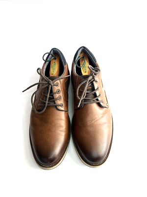 Men Sonoma Brown Lace Up Oxford Shoes US 11 M Amazon.com | Mens Dress Shoes, Lace Up Plain Toe Leather  main image 3