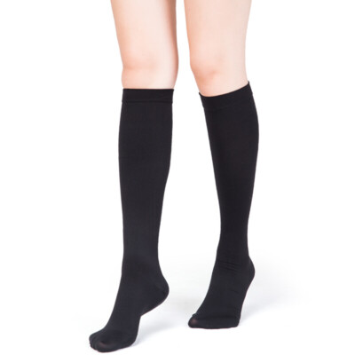 30-40 mmHg Calf Compression Stockings Elastic Socks Varicose Edema Travel Flight