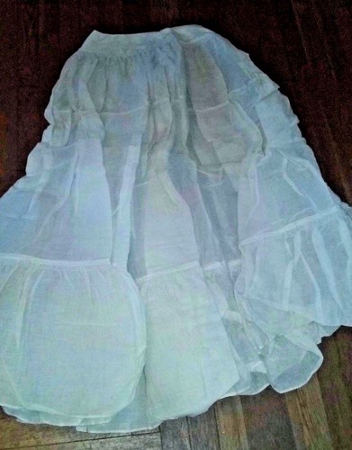Starched Petticoat Undergarment Slip Skirt Transitional Retro Steam Punk - Picture 7 of 8