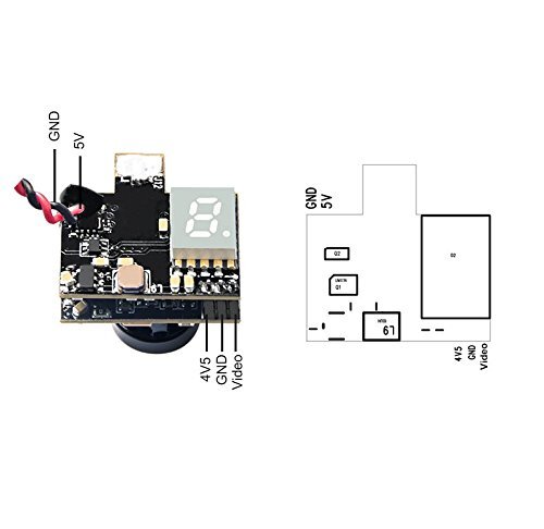 Wolfwhoop WT03 Micro FPV AIO 600TVL Camera 5.8G 25/50/200mW - Picture 3 of 7