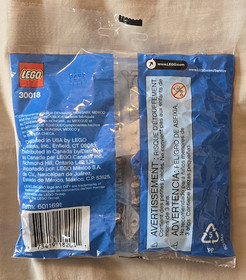 2-Lego City 30018 Police Microlight Promo Poly Bag New Sealed