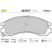 Valeo BremsbeläGe Vorne FüR Mitsubishi Outlander III CitroëN C-Crosser