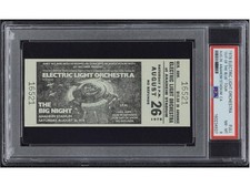 PSA 8 - 1978 ELECTRIC LIGHT ORCHESTRA anaheim FULL CONCERT TICKET elo JOURNEY