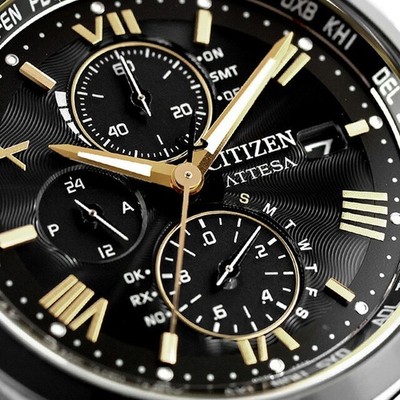 Citizen Attesa AT8244-57E KIZASHI Collection Eco-Drive Atomic