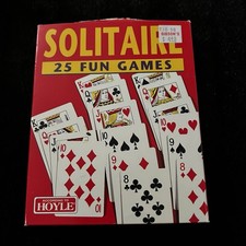 Hoyle Solitaire 25 Fun Games Playing Cards Strategy Game Set MPN 7260 1995 