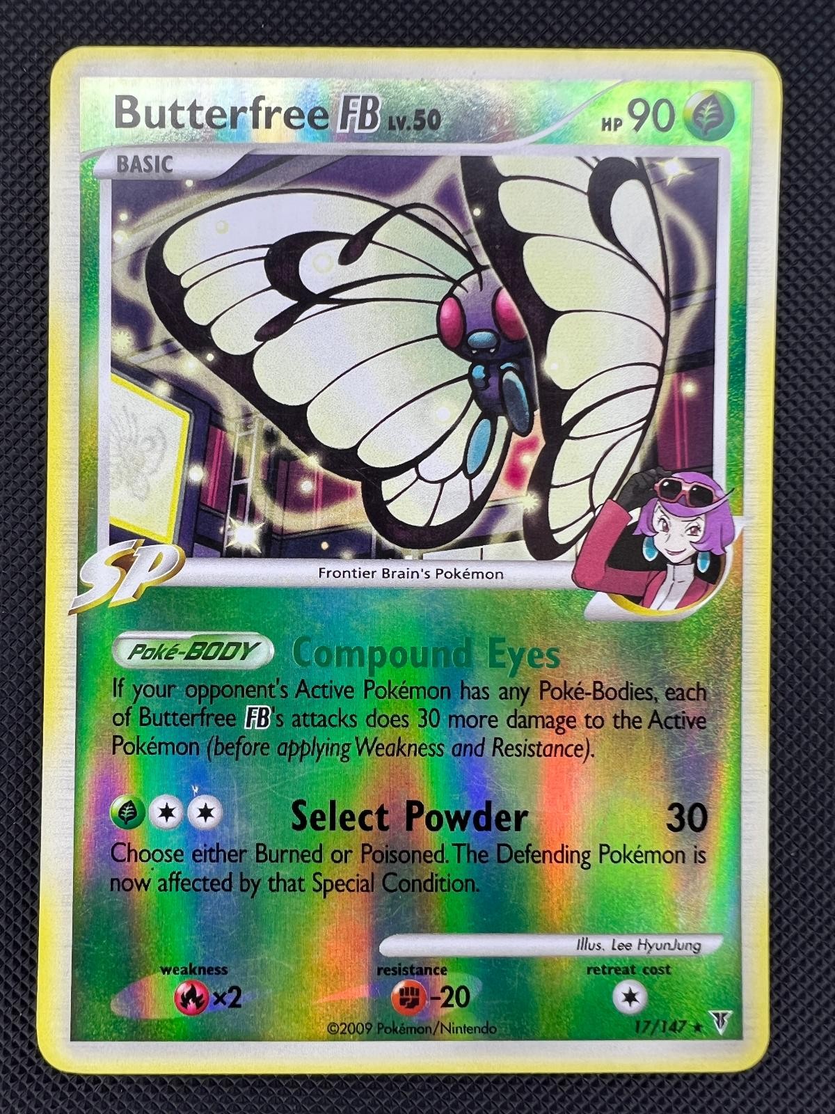 Butterfree FB Supreme Victors Reverse Holo Rare Pokemon LP 17/147