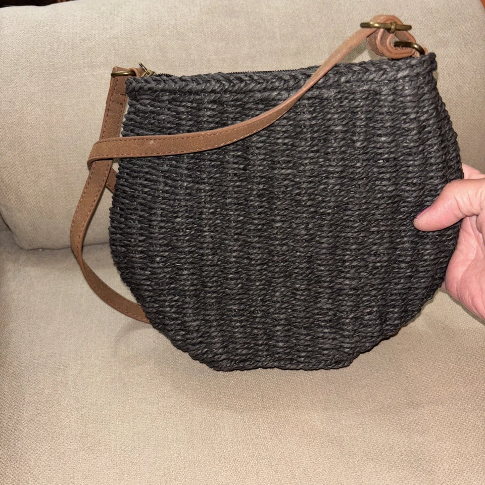 Bolso Bandolera Sun N Sand Paja Cuentas Estilo Boho Hippie Borla Con Cuentas Nuevo con Etiquetas Foto 4 de 4