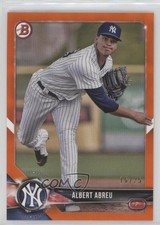 2018 Bowman Draft Orange 16/25 Albert Abreu #BD-126 2a9