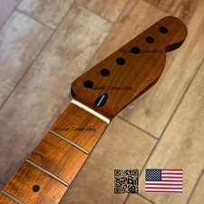 Roasted Maple Tele Neck Satin Fits Telecaster Fits Warmoth & Fender Body TM02Z