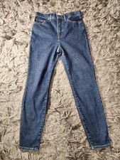 Everlane The Way High Skinny Jean. Denim. Blue. Stretchy. Womens. Sz 29 Crop Wom
