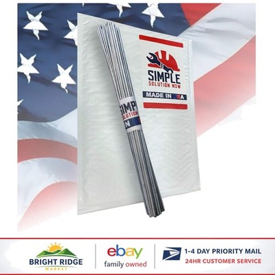Simple Welding Rods for Metal Fabrication, Strong Joints, No Flux Required